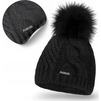 Čepice PaMaMi Zimní čepice beanie černá, univerzální velikost
