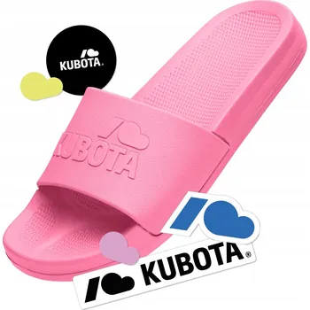 Dámské žabky Dámské žabky KUBOTA k bazénu NAZOUVÁKY , 40 ks, růžové, gumové + samolepící, sada 40 ks