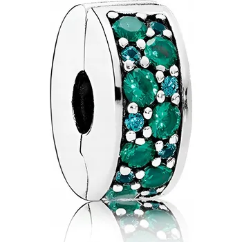 Přívěsek Ryzost 925 přívěsky stříbro 925 se zeleným kubickým zirkony