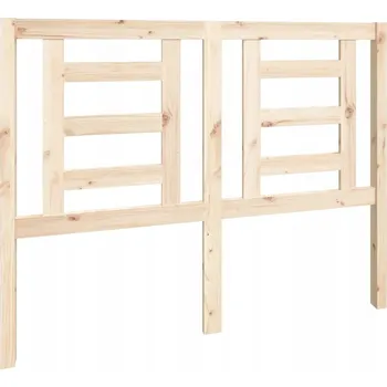 Čelo postele, 126 x 4 x 100 cm, masivní borovicové dřevo
