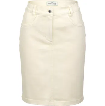 Dámská sukně 632635 - Tchibo - Džínová sukně - pro ženy - vel. 42 - barva: bílá