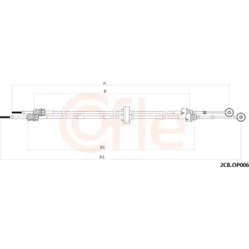 Tažné lanko, ruční převodovka, 92.2CB.OP006