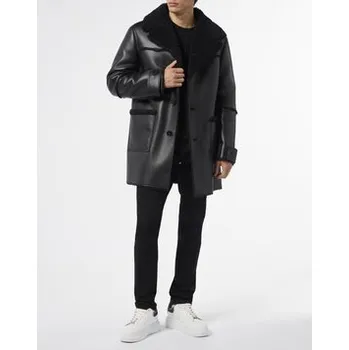 Dámský kabát PHILIPP PLEIN Kabát 28617 Černá Short Fit XL