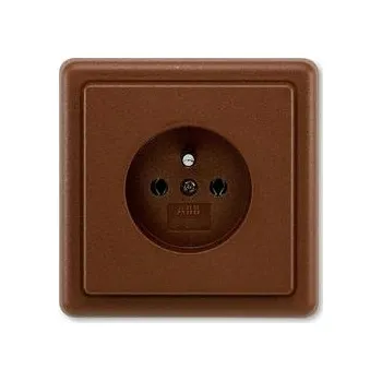 Elektrická zásuvka Instalační zásuvka Z 3213 SEZ, Classik/Standard, skořicová