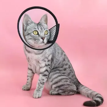 Obojek pro psa TopTechnology Obojek proti kousnutí pro kočky a psy po operaci, velikost: č. 4/12,5 cm