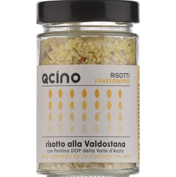 Rýže QCINO Risotto Alla Valdostana 210g sklo