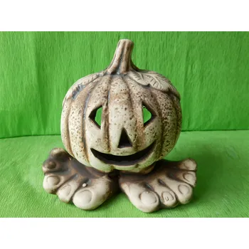 Zahradní dekorace Dýně na nožkách E152/02/přírodní