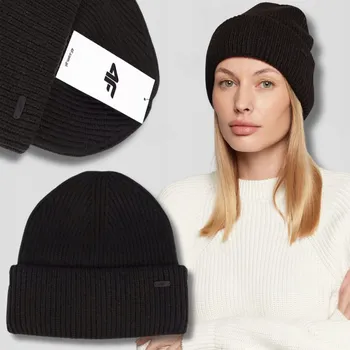 Čepice 4F zimní čepice beanie černá, velikost S
