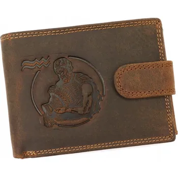 Peněženka Muž peněženka z pravé kůže Always Wild hnědá