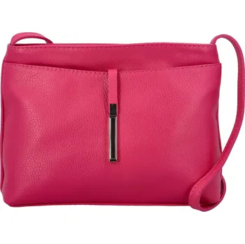 Kabelka Dámská kožená kabelka Mirna, tmavě růžová
