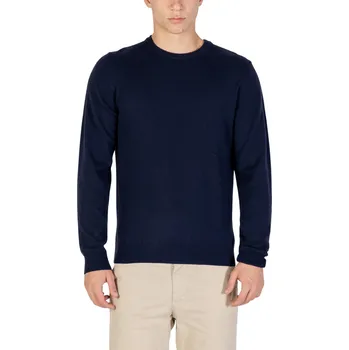 Pánský svetr Pánský kašmírový svetr Yos modrá | krémová 3458667