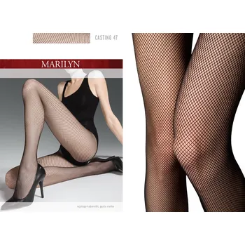 Dámské punčochy Kabaretky Punčocháče Marilyn CASTING, 47, 5den, černé, velikost 1/2