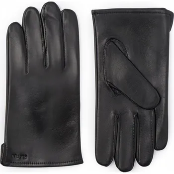 Podprsenka Pánské kožené rukavice černé velikosti M PUCCINI M101(8.5) 1