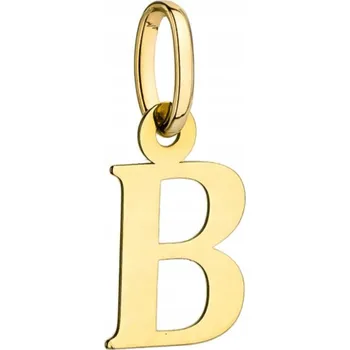 Přívěsek Zlatý přívěsek zlatý přívěsek písmeno B gravírování