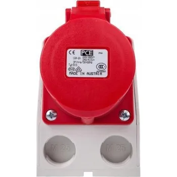 Elektrická zásuvka Elektrická Zásuvka zásuvka Pce červená