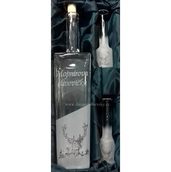 Dárková krabička Pískovaná sada Axel 2+1 / pijačky Lovu Zdar