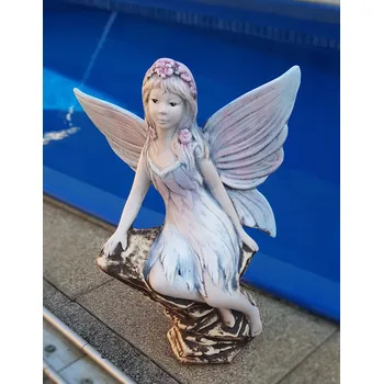 Zahradní dekorace Víla Radosti barevná - výška 43 cm