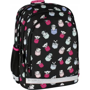 Školní batoh Vícekomorový Školní batoh Starpak černý, vícebarevný 23 l