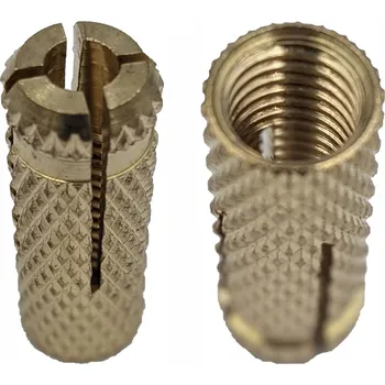 Spojovací materiál Kotva, rozpěrná hmoždinka, zatloukací, mosazná M8 1 Ks