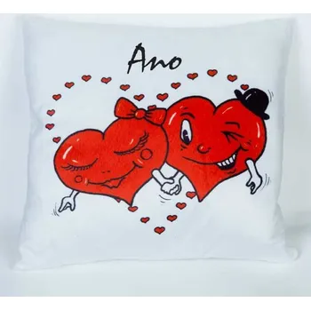 Dekorativní polštářek Polštářek ANO-NE