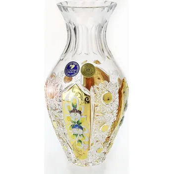 Váza Váza 20,5cm bohatý brus 500PK + zlato s vysokým smaltem