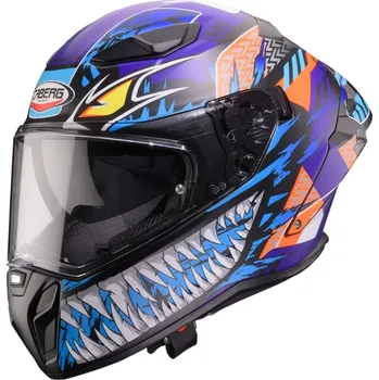 Helma na motorku Caberg Drift Evo II Nobo matt black/red fluo/blue/purple vel.XL