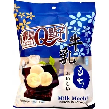 Bonbon Mochi rýžové kuličky s mléčnou náplní – Tchajwanský dezert 120 g