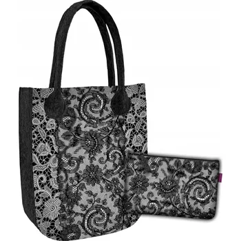 Kabelka Bertoni shopper kabelka polyester vícebarevná