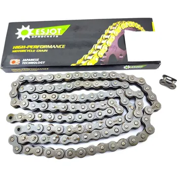Řetězová sada pro motocykl Ocelový řetěz Esjot 86 článků 1/2 x 1/8 pro Kreidler MF 2, MP 4, 1, Mobylette N 140, TL 40, 150 L, Zündapp Automatic Moped Typ 442-17 L0 MG00092227