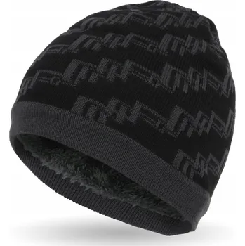 Čepice Polar Fashion zimní čepice beanie černá, univerzální velikost