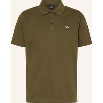 Pánská košile Paul & Shark Pánská Piqué Polokošile, olivová, M