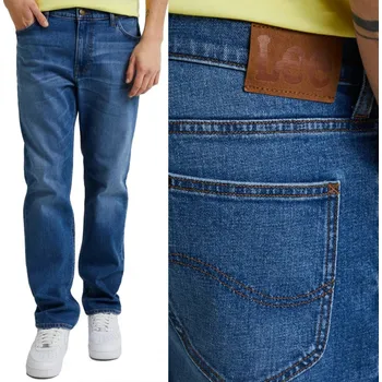 Dámské džíny Lee WEST RELAXED Fade Out DŽÍNY volné rovné džínové kalhoty W36 L34