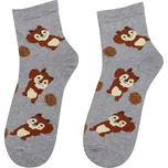 Dívčí ponožky WOLA VEVERKY šedé Velikost: 36-38