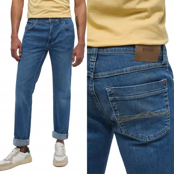 Pánské džíny Pánské džíny střihu straight Mustang Washington, velikost 36/32