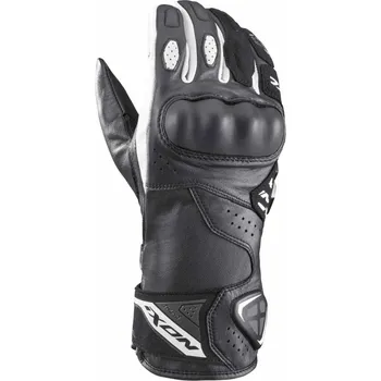 Moto rukavice THUND 1015 - černobílé sportovní moto rukavice IXON - 2XL