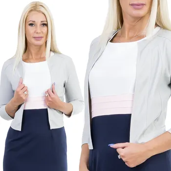 M128 SAKO BOLERKO SAKO EKO KŮŽE ŠEDÉ vel. 42