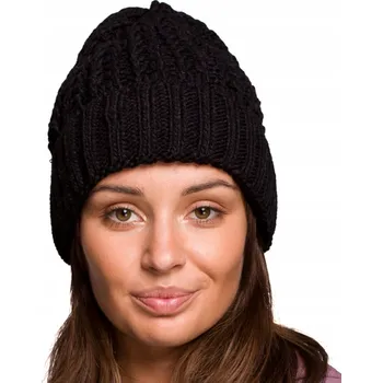Čepice BeWear zimní čepice beanie černá, univerzální velikost