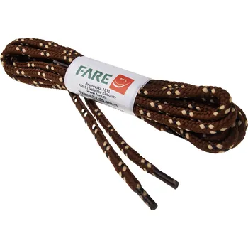 Tkaničky do bot Šněrovadlo kulaté PES TREK - 140 cm, hnědo-béžové