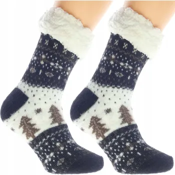 Dámské ponožky Ponožky Dámské ZIMNÍ Vánoční 36-41
