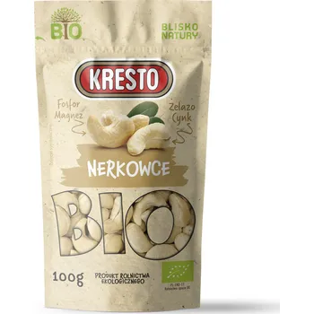 Sušená potravina KRESTO Kešu Ořechy BIO 100 g