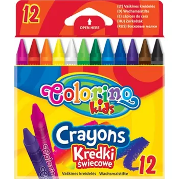 Kulaté voskovky Colorino - sada 12 kusů