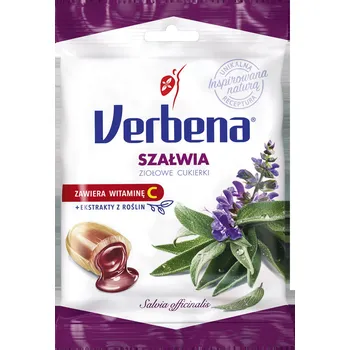 Bonbon Bylinné Bonbóny s vitamínem C a šalvějí Verbena 60 g