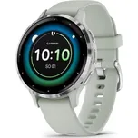 Garmin Venu 3S, Silver/Sage Gray Silicone band