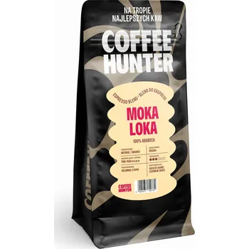Káva Káva zrnková Arabica Coffee Hunter Moka Blend 1000 g