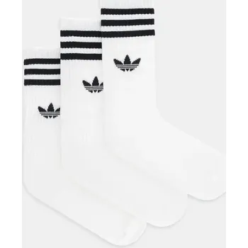 Ponožky adidas Originals 3-Stripes 3-pack JV7401 bílá 00X, vel. 37/39