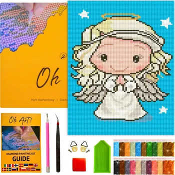 Obraz 5D DIAMANTOVÁ VÝŠIVKA s rámem Diamond Painting 20x30 Mozaika Pro Děti OhArt!