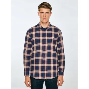 Big Star pánská košile ležérní dlouhý rukáv regular bavlna velikost XL