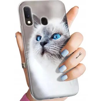 Pouzdro na mobilní telefon Zadní Kryt Hello Case pro Samsung Galaxy A20e šedý