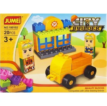 ostatní stavebnice Stavebnice Jumei 3+ City STAVBA 20 dílků, 26x19 Cm