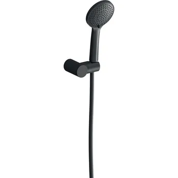 Novaservis Ferro Nostris Set sprchový s pevným držákem, 3-polohovou sprchou a hadicí 150 cm, černá, U99BL